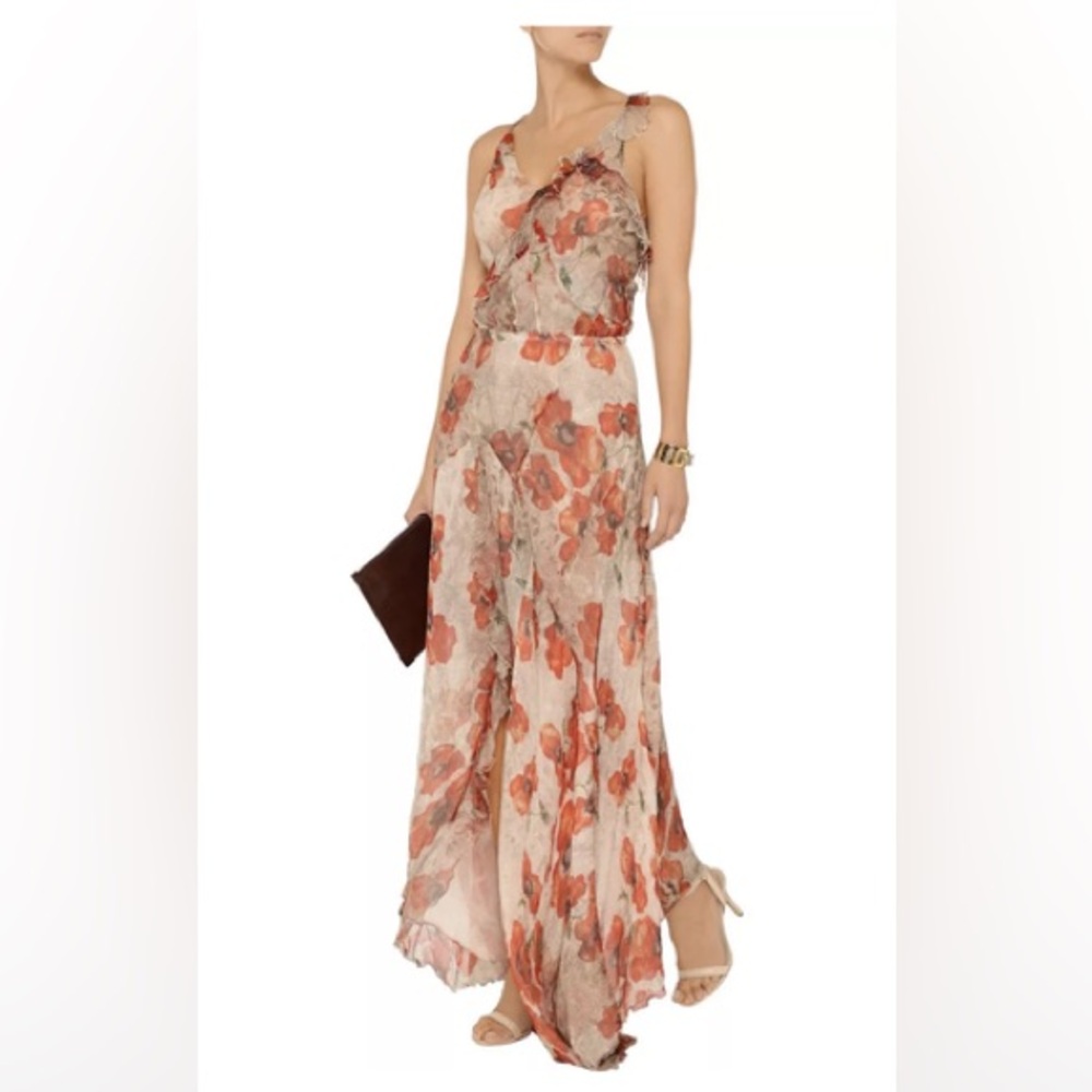 Isabel Marant Rodd Red Print Dress, Size 38 - Picture 1 of 6